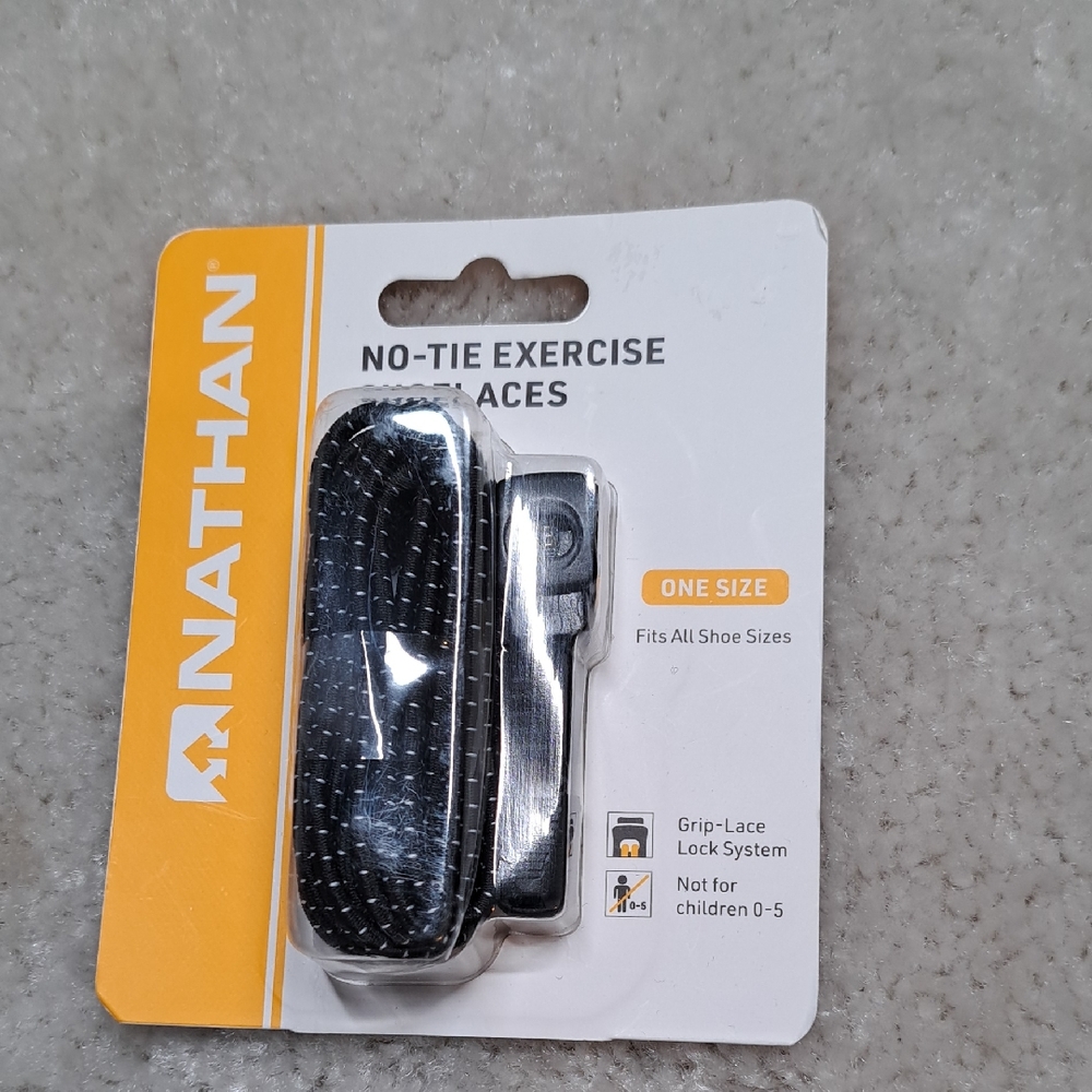 Nathan No Tie Exercise Shoelaces NEW